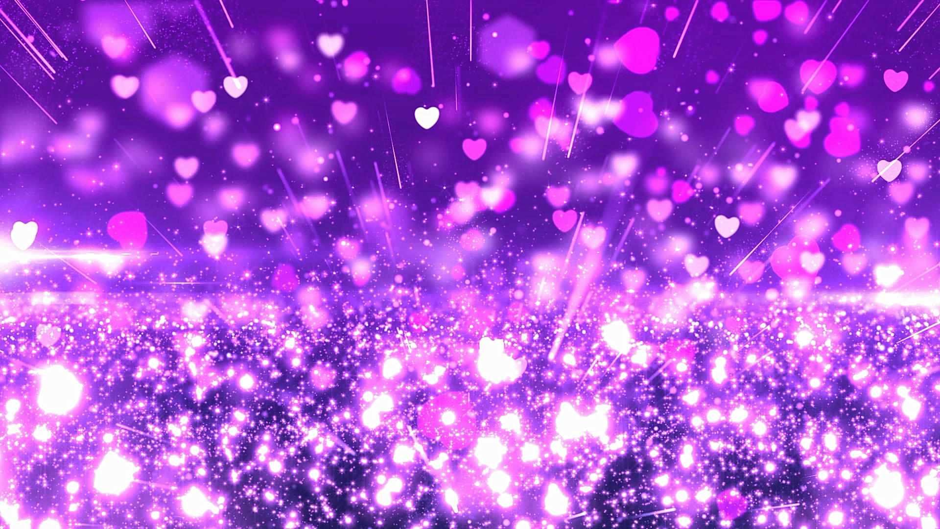 梦幻紫色粒子光斑视频背景视频的预览图