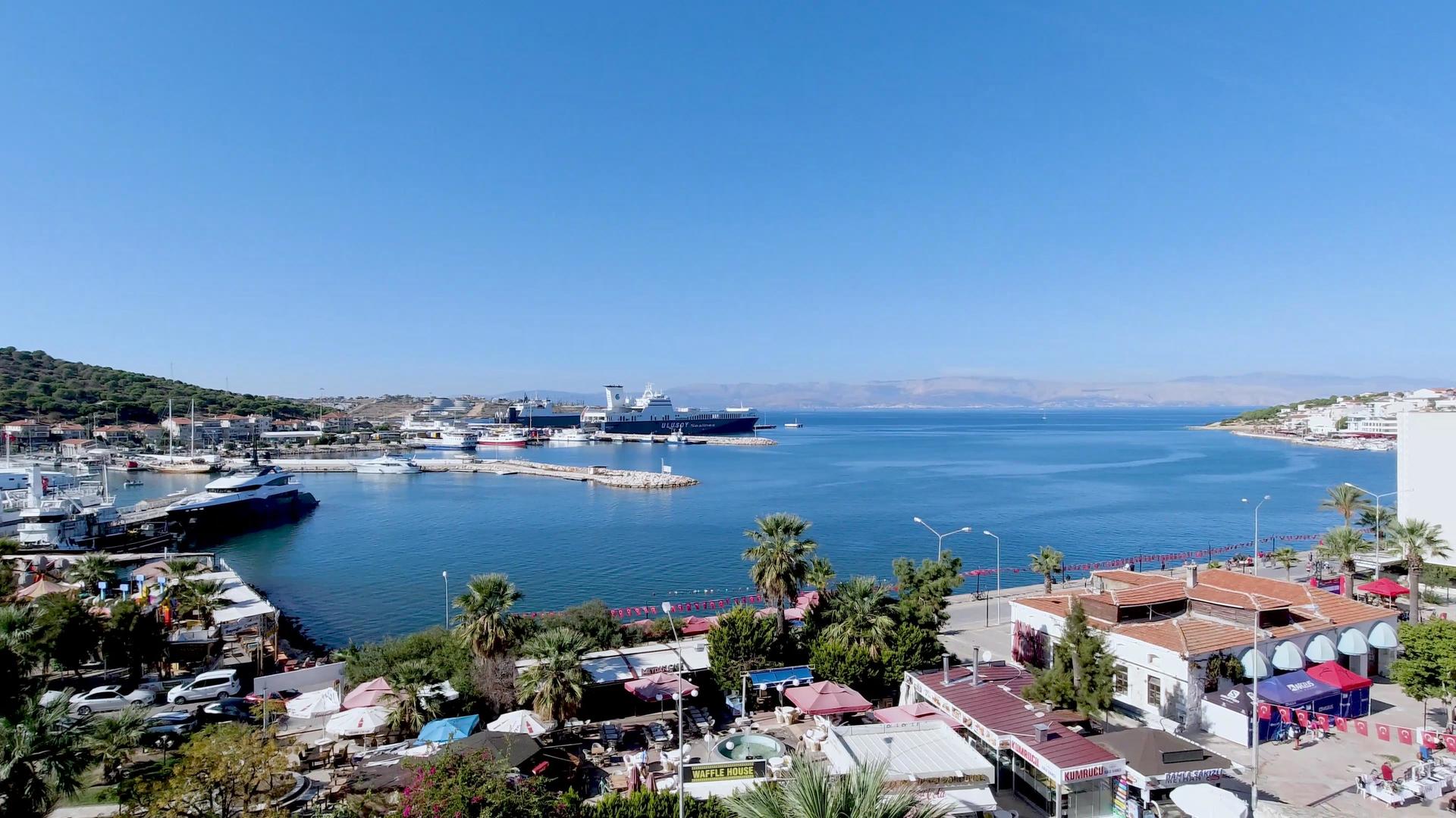 土耳其安塔利亚地中海海滨风光视频的预览图