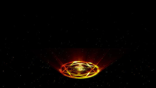 魔法阵体积光粒子特效视频的预览图