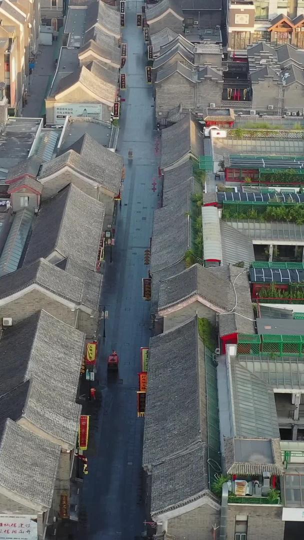 天津古文化街航拍视频视频的预览图