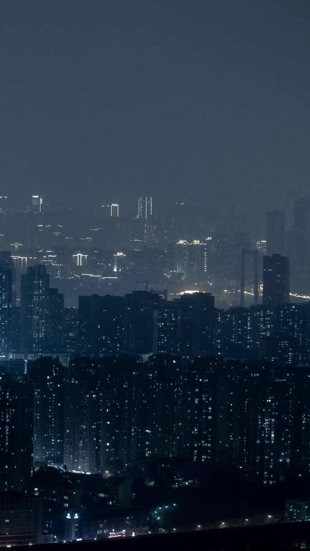 雾都城重庆夜景视频的预览图