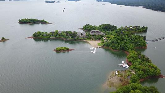 千岛湖风光航拍4K视频的预览图