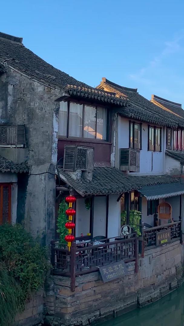 真实拍摄5A级景区西塘古镇小桥流水古建筑视频集合视频的预览图