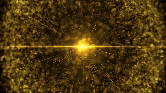 金色粒子年会颁奖背景视频的预览图