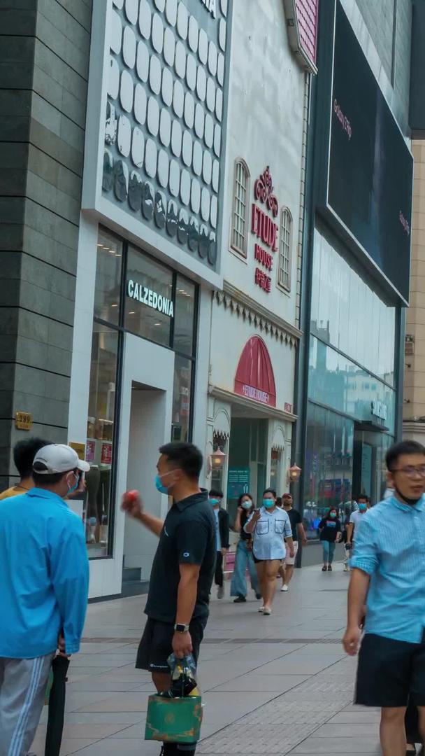 大范围延迟上海南京路步行街视频的预览图