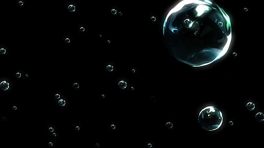 气泡视频素材视频的预览图