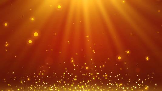 金色粒子光效背景视频的预览图