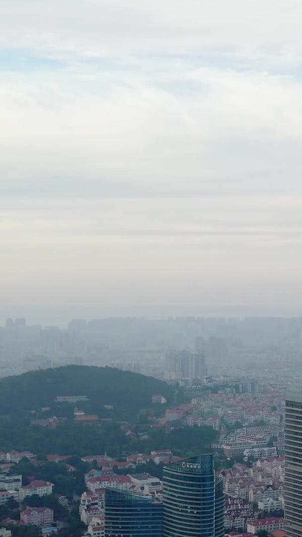 青岛城市风景高楼群航拍视频视频的预览图