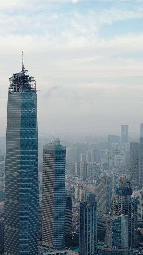 青岛城市风景高楼群航拍视频视频的预览图