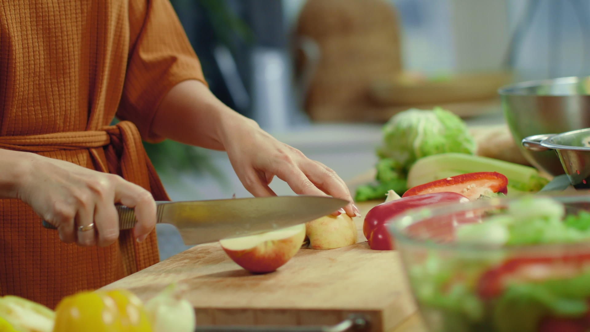 切苹果食品生产工艺视频的预览图