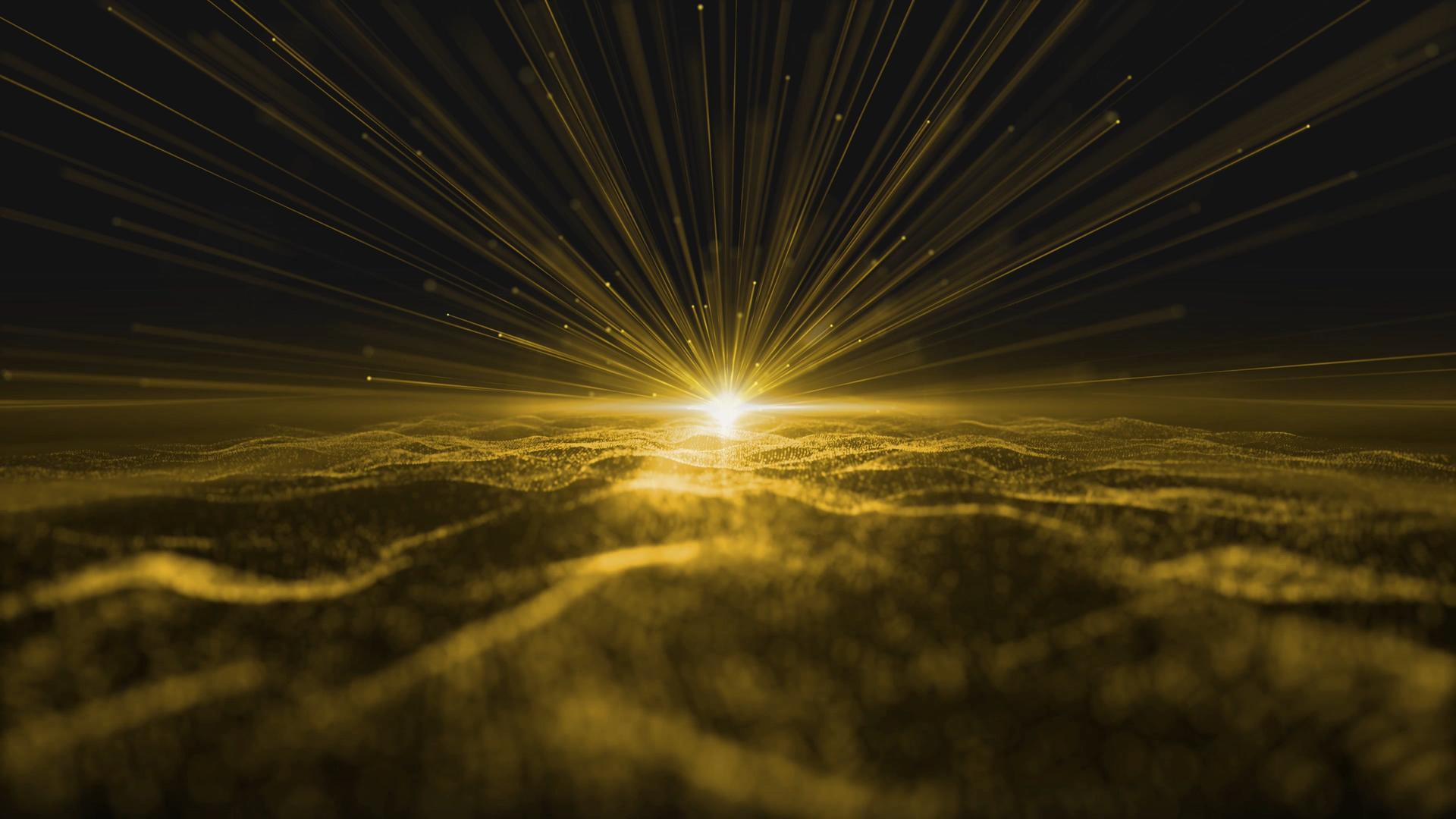 4K金色粒子年会颁奖视频的预览图