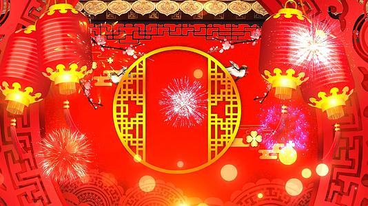 4K传统喜庆节日春节循环背景视频视频的预览图
