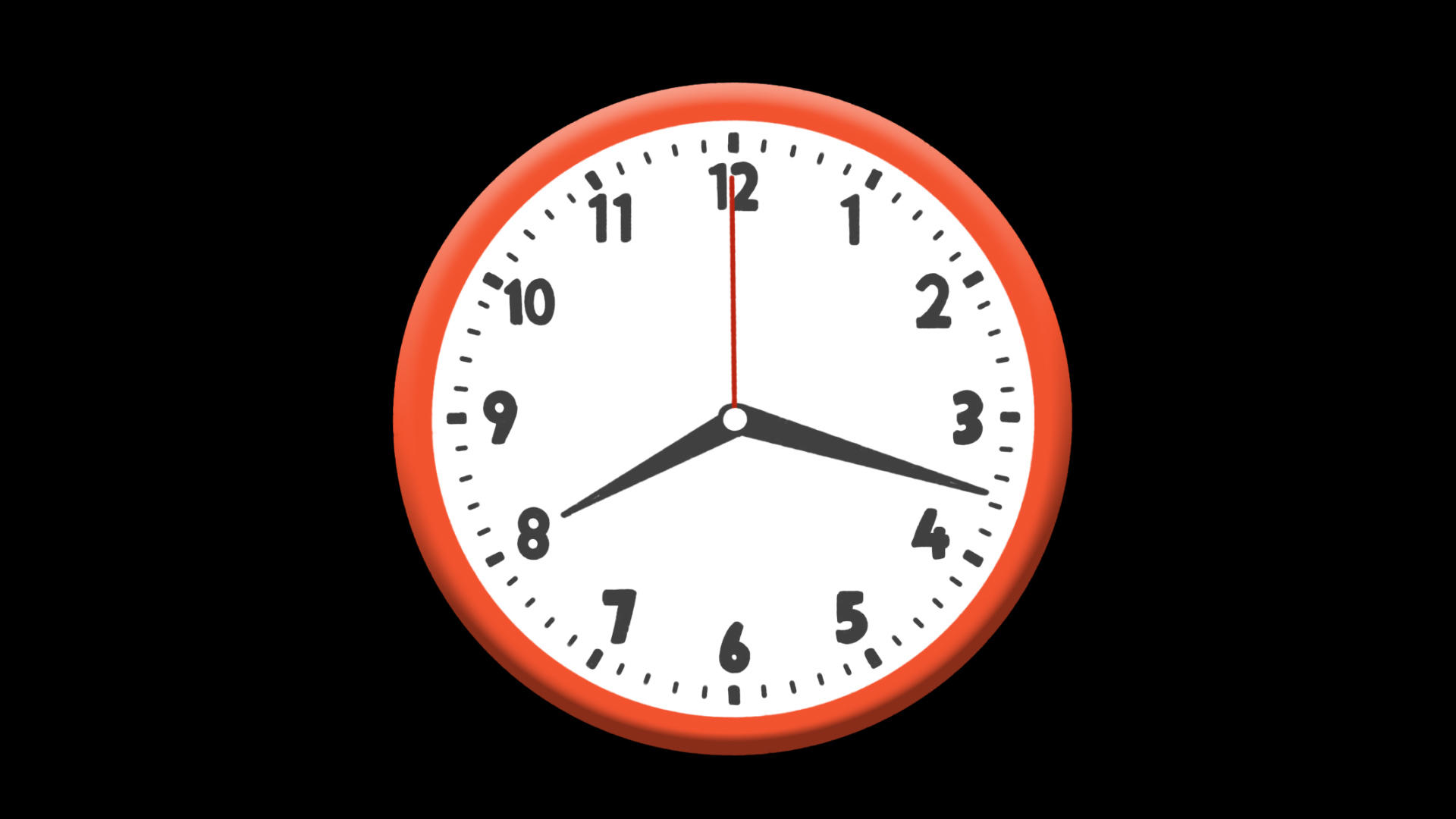 时钟时间钟表表盘高清带透明通道视频的预览图
