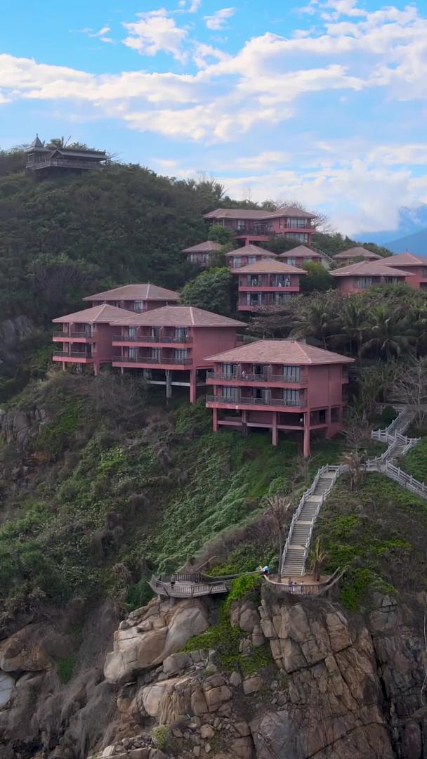 海南陵水分界洲岛岛上度假酒店环绕航拍集合视频的预览图
