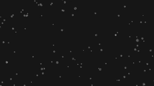 大粒雪花落下后期MOV特效内容展示免扣元素视频的预览图