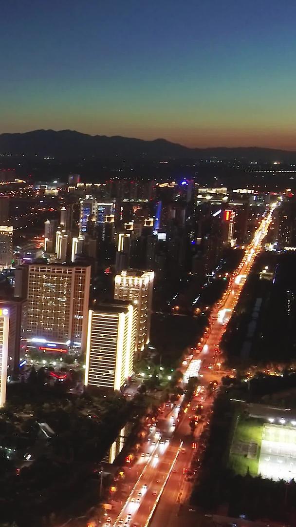 西安高新区城市夜景视频视频的预览图