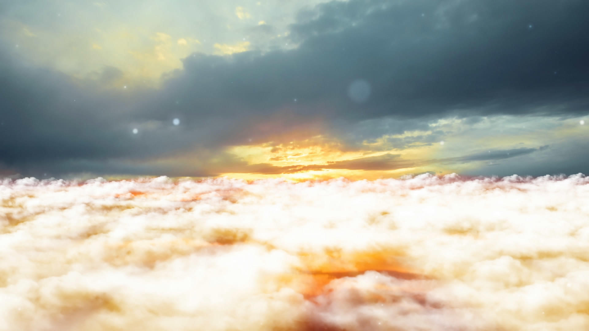 唯美的天空云层视频素材视频的预览图