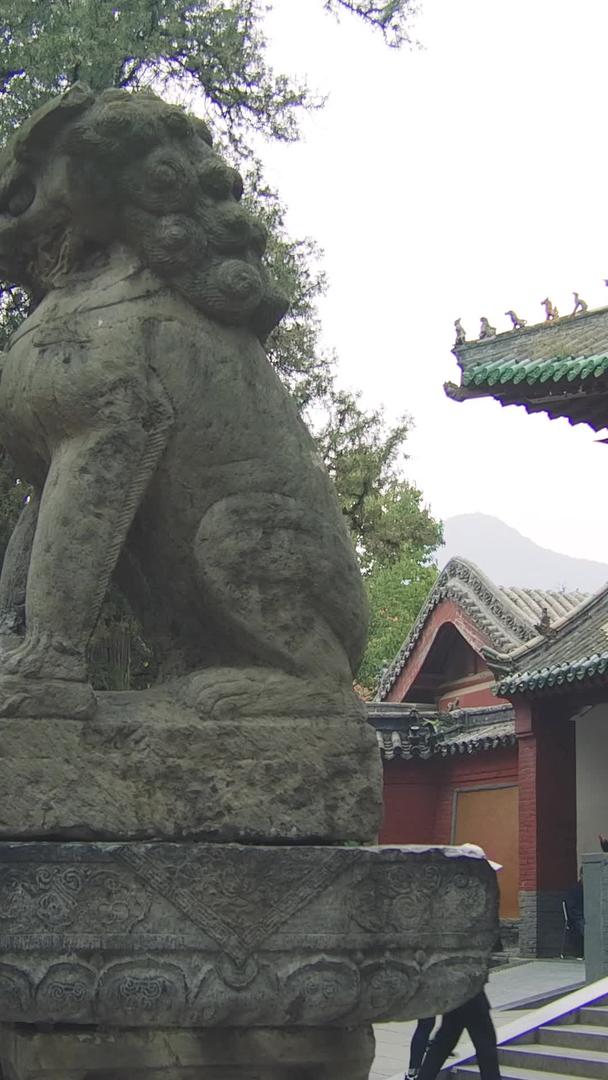 嵩山少林寺空镜视频的预览图