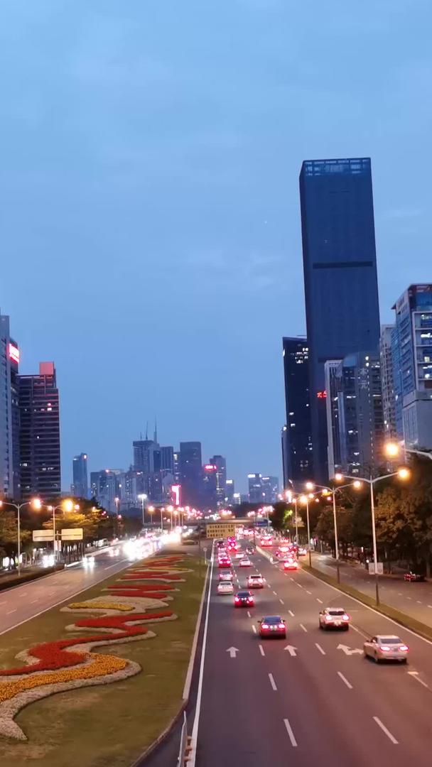 深圳市CBD群交通主干道交通延迟视频的预览图