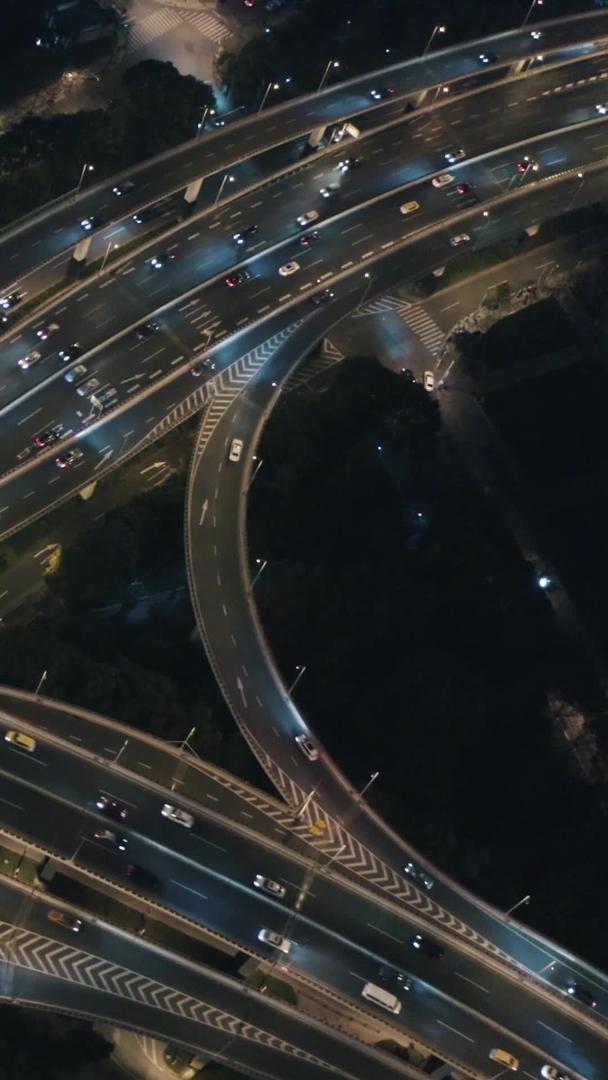 【城市宣传片】上海航拍夜景立交桥集合视频的预览图