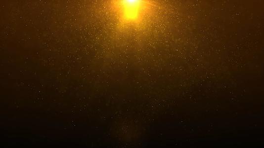 4K金色粒子圣光背景视频的预览图
