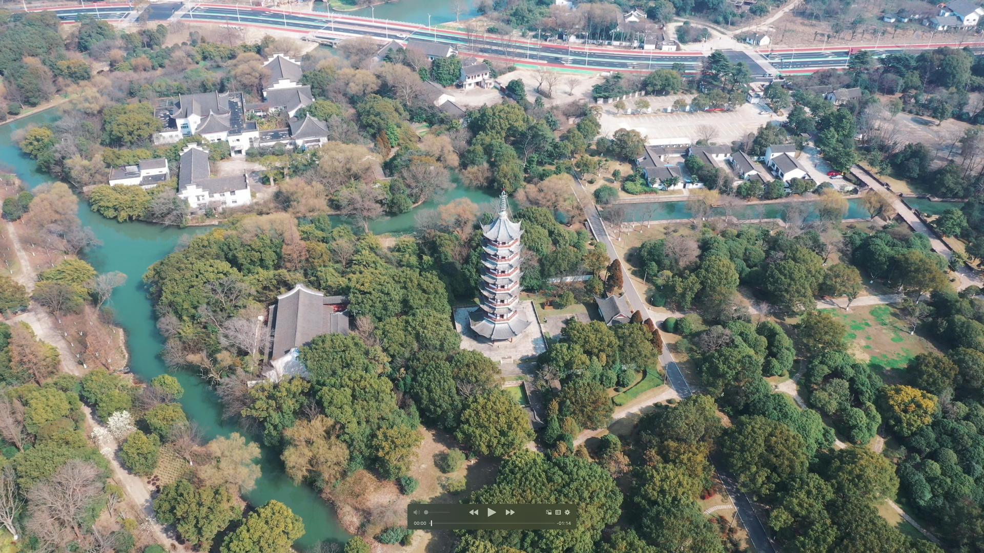上海大观园宝塔视频的预览图