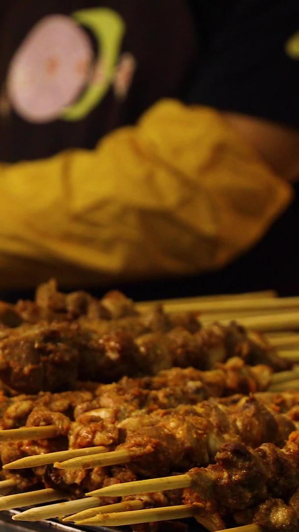 夜市小吃烤串视频的预览图