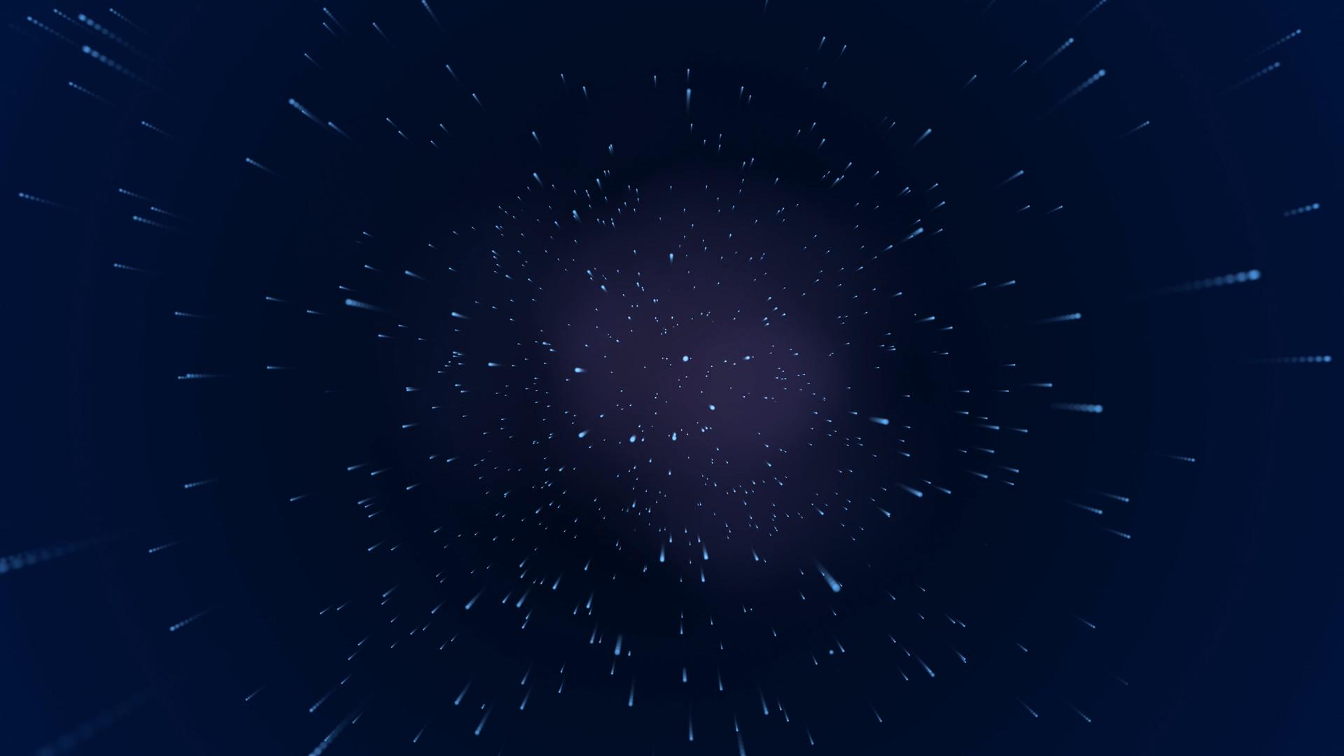 4K粒子星空穿梭背景视频的预览图