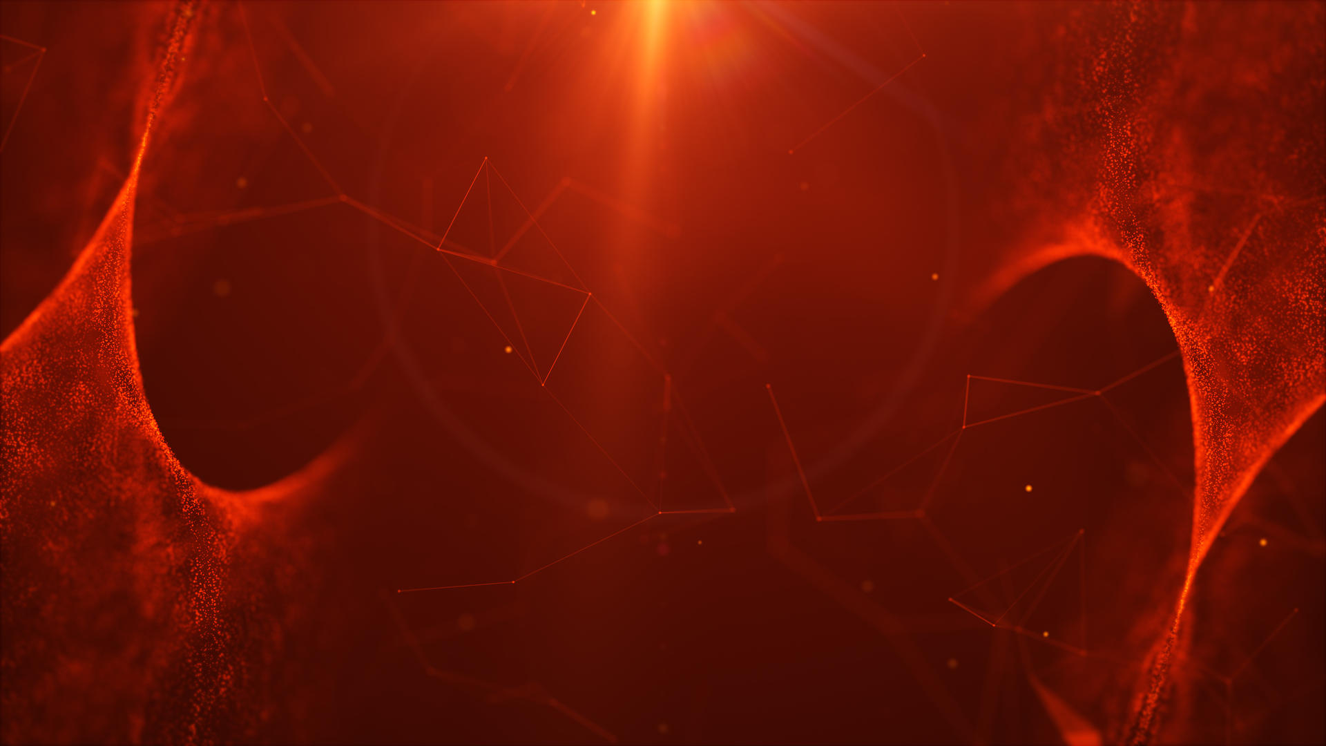 4K点线红色粒子背景AE合成视频的预览图