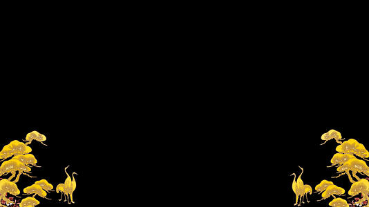 松鹤动画元素带透明度通道视频的预览图