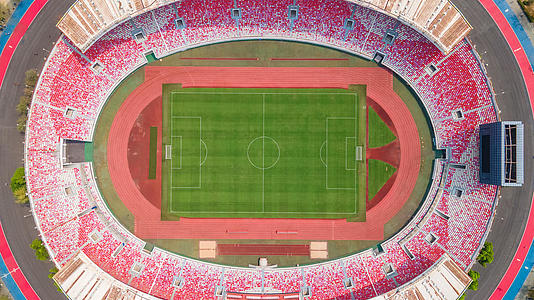 4k航拍广州珠江新城体育中心视频的预览图