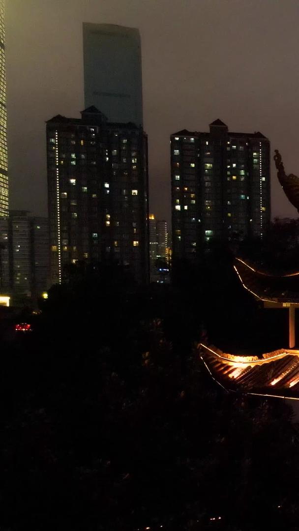 湖南长沙天心阁夜景视频的预览图