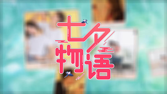 简洁七夕节节日纪念相册展示视频的预览图