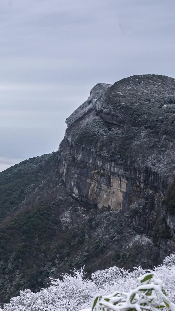 金佛山悬崖绝壁金龟朝阳云海延迟视频的预览图