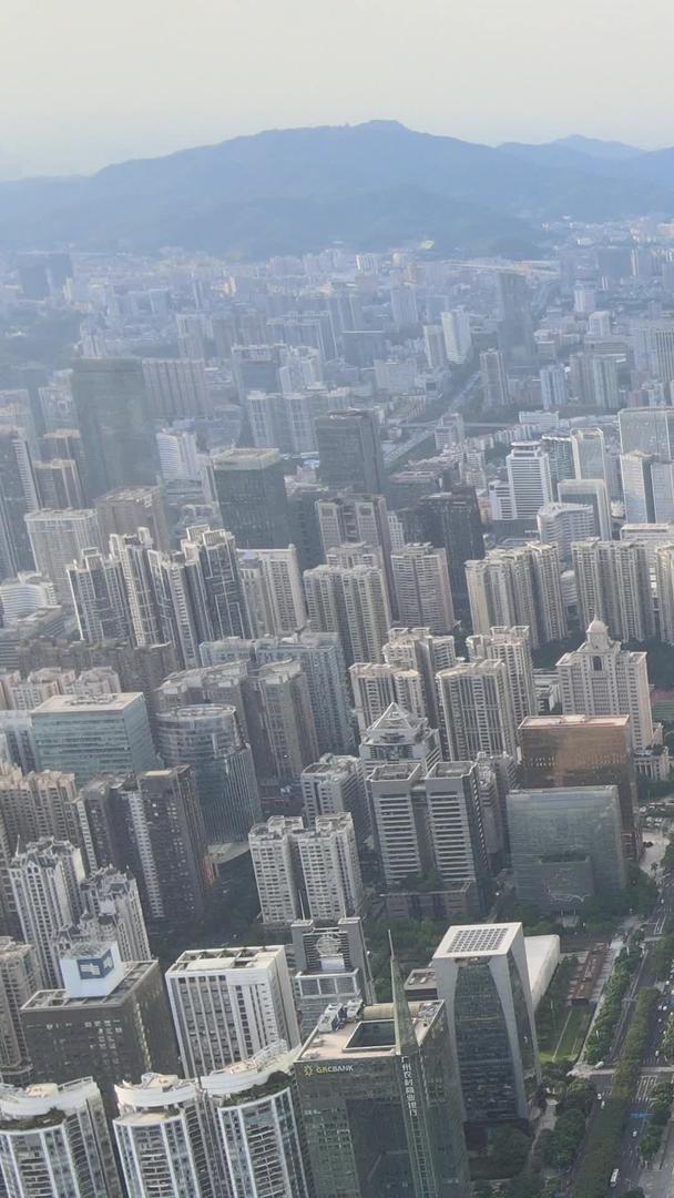 广州CBD白天高清航拍城市建筑群一线城市视频的预览图
