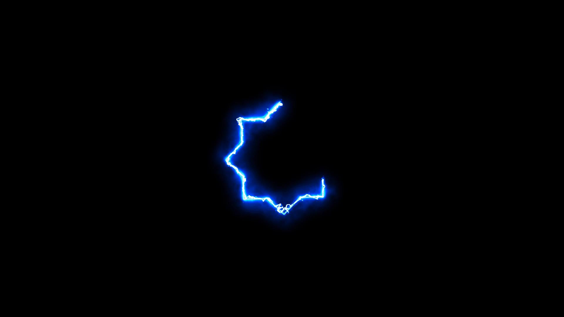 八角火力围绕着强大的魔法蓝色力量视频的预览图