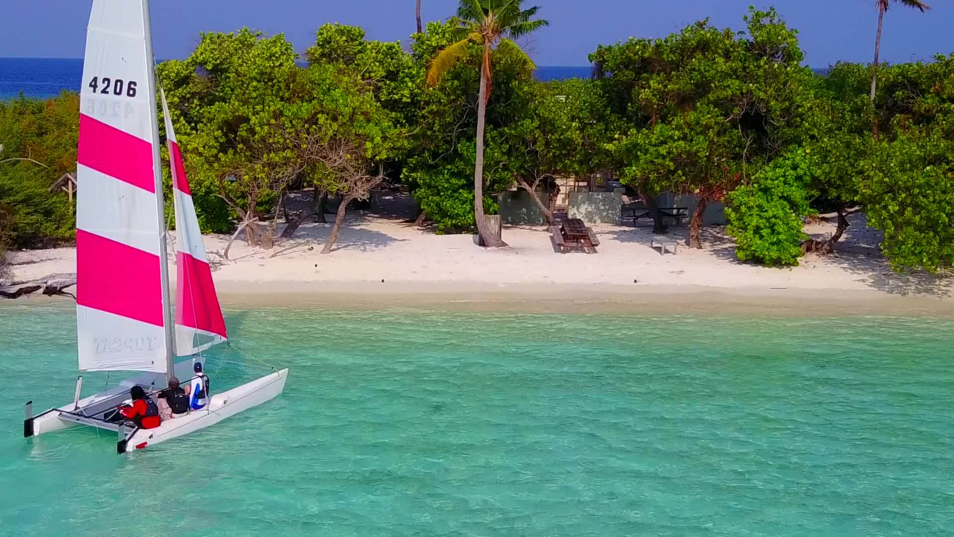 热带热带旅游海滩生活方式视频的预览图