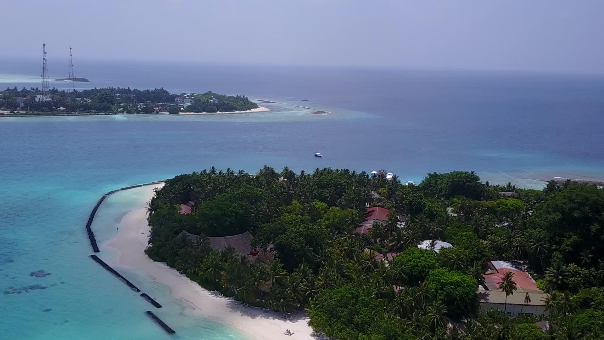 沿海海滩旅景的海岸海滩旅游视频的预览图