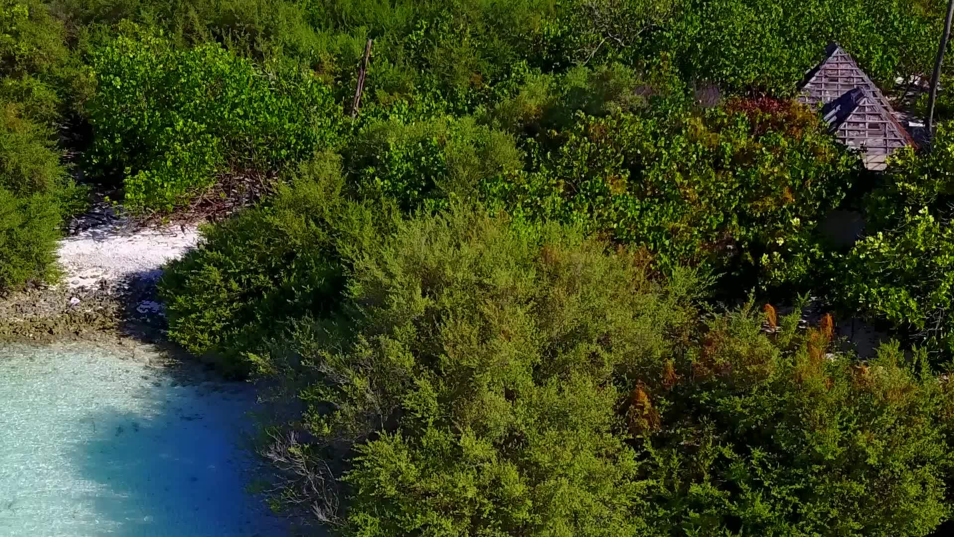 白沙背景蓝绿色海洋海洋天堂湾海滩旅游无人驾驶无人驾驶视频的预览图