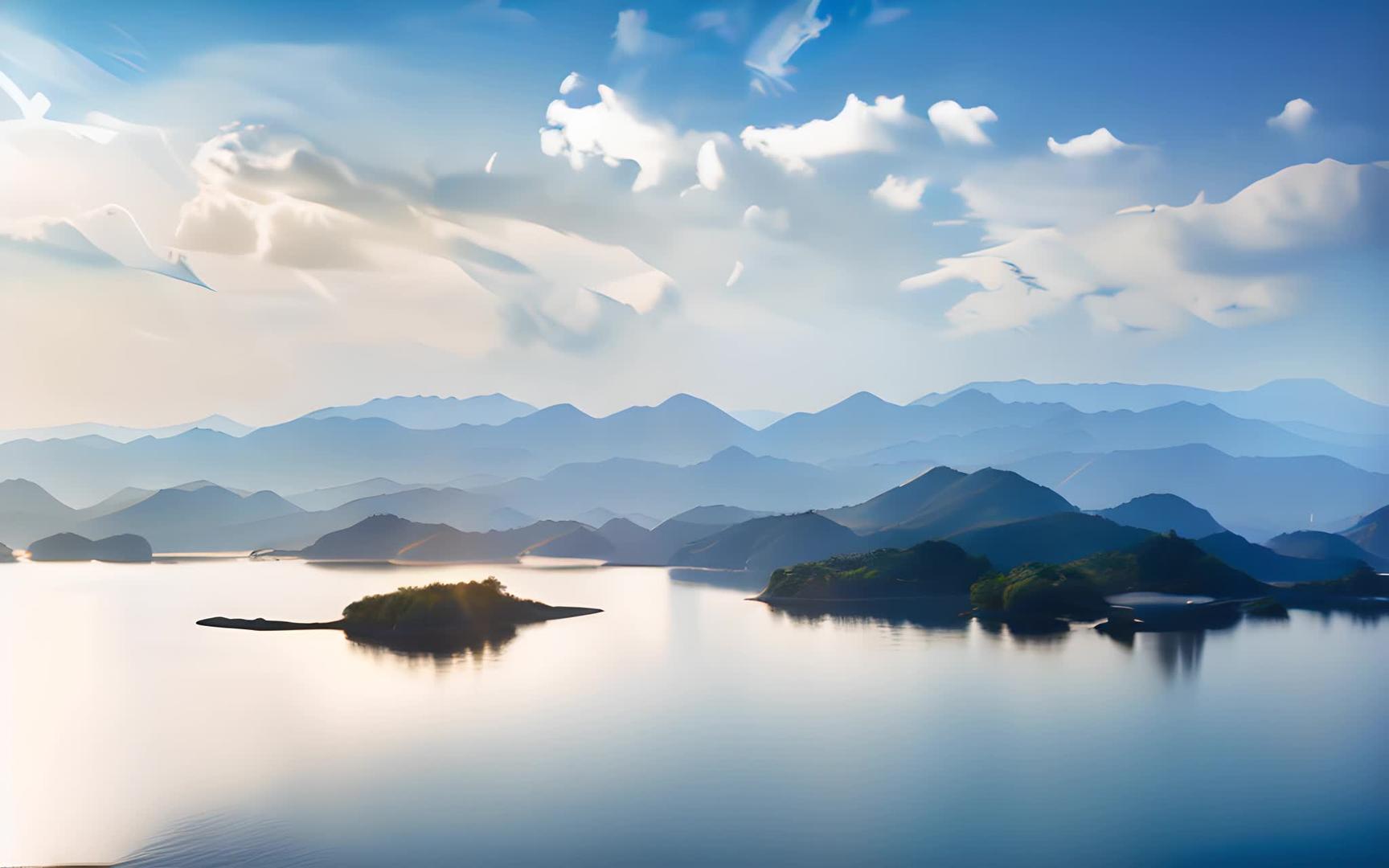 千岛湖黎明视频的预览图