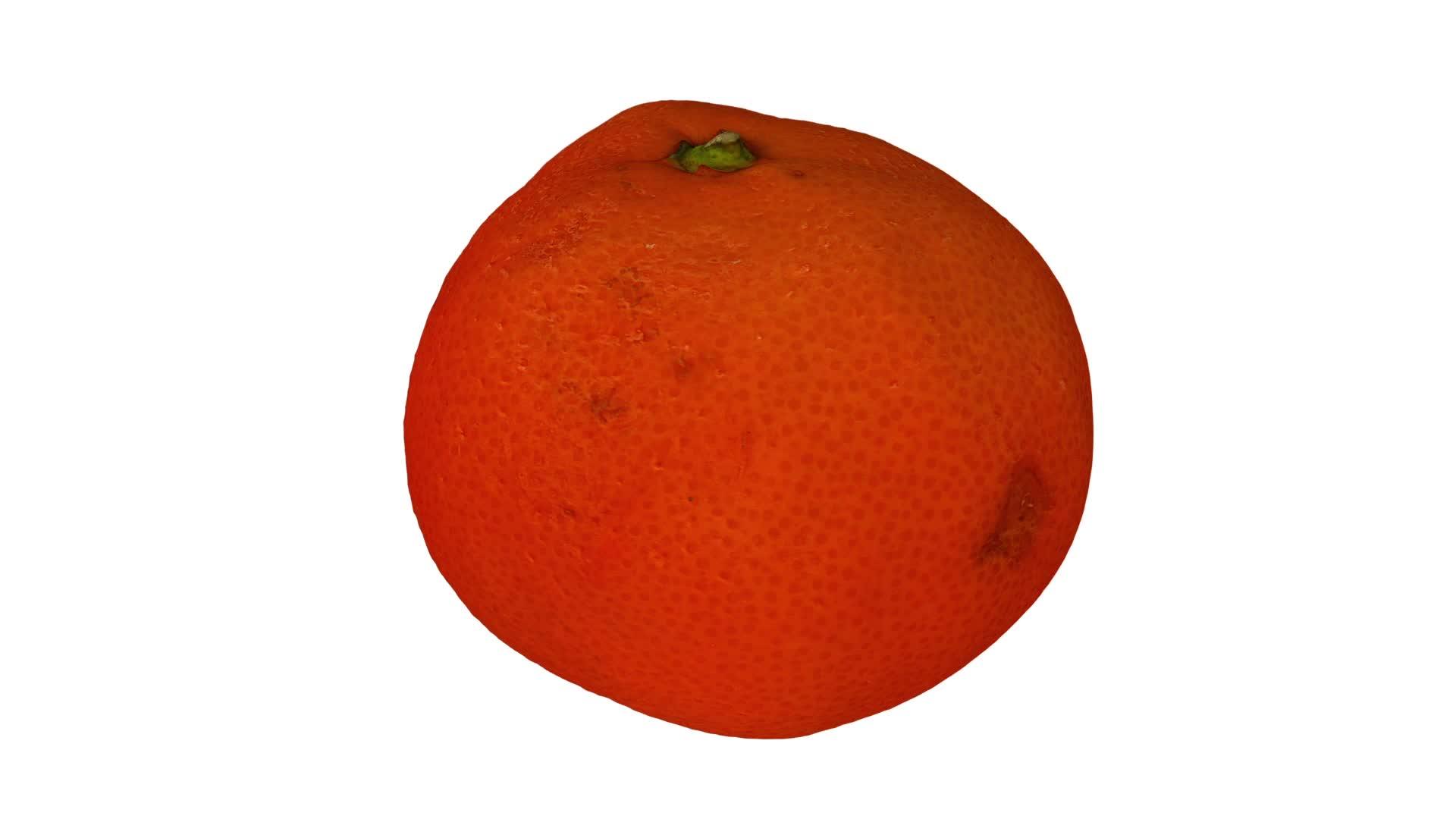 文达林橙色01的白色背景a翻滚视频的预览图