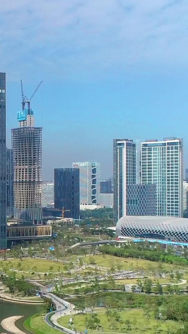深圳华润春笋总部大楼航拍视频的预览图