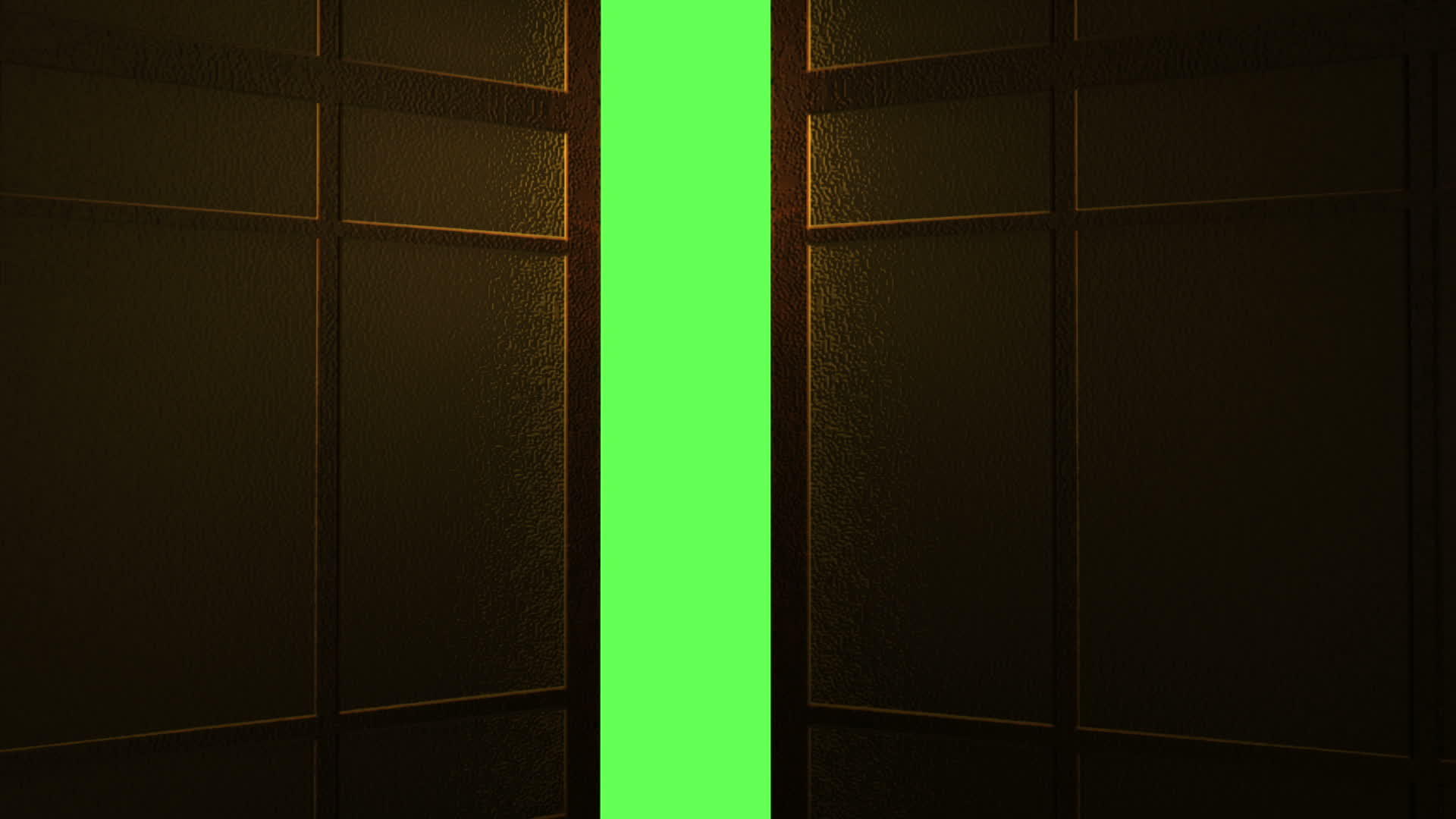 动画日本门向绿屏背景开放视频的预览图