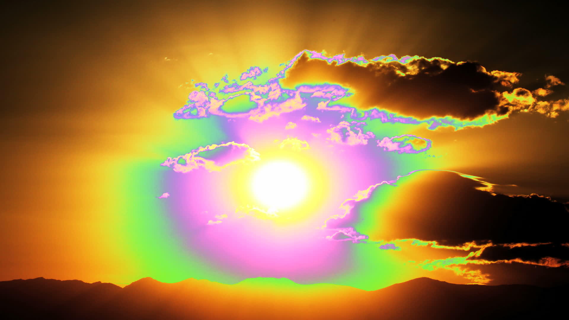 日落抽象色视频的预览图