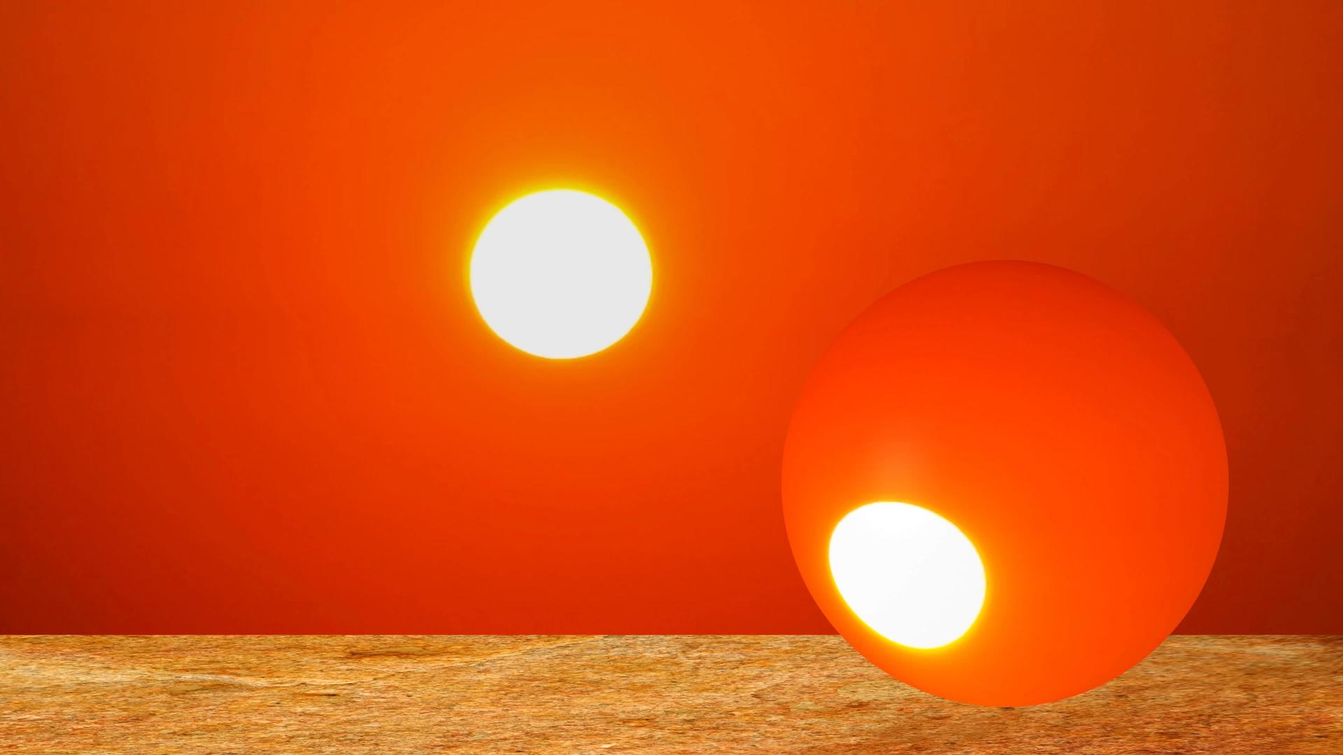 沙石地板和日落的橙色云背景时间间隔视频的预览图