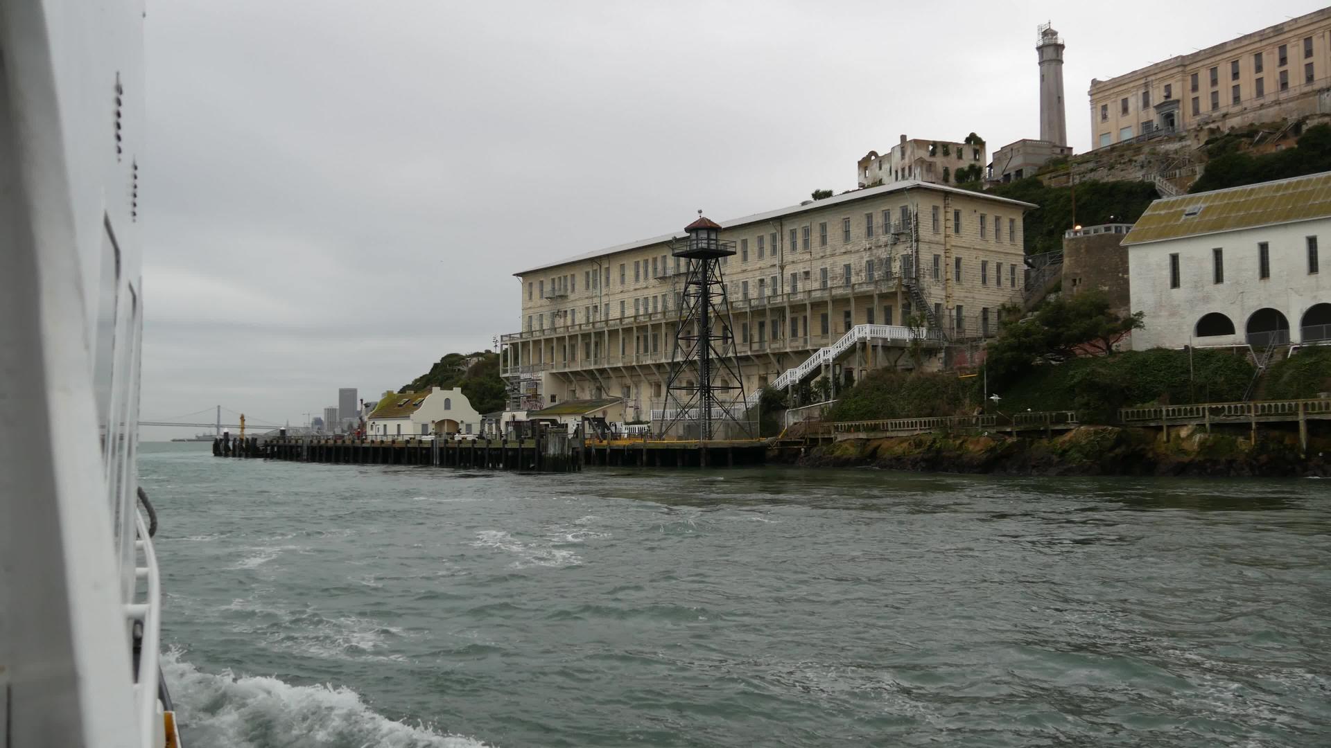 加利福尼亚州旧金山湾的恶魔岛联邦监狱视频的预览图