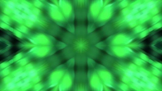 抽象绿色背景千叶球曼达拉视频的预览图