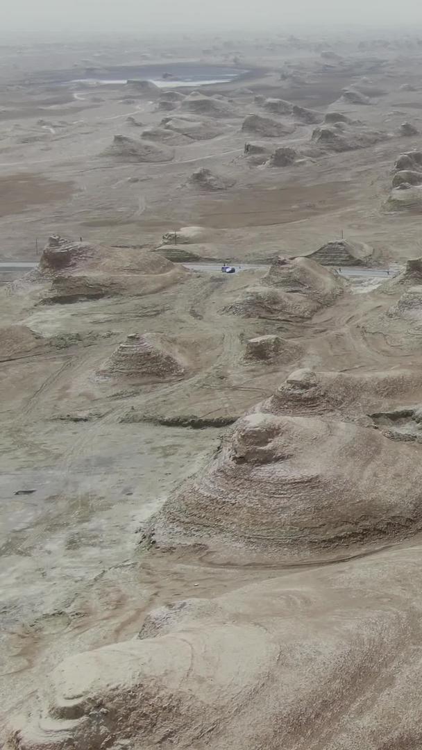 柴达木盆地雅丹地貌群南八仙雅丹魔鬼城视频的预览图