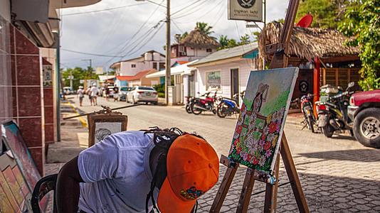在Bayahibe街头艺术家视频的预览图