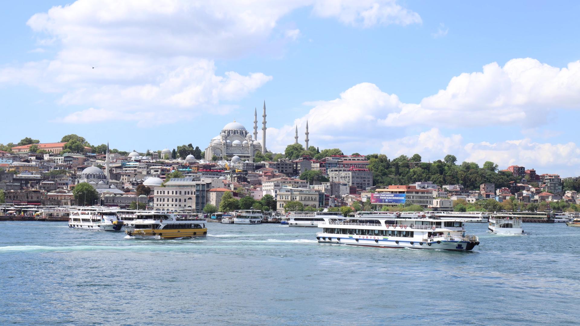 伊斯坦布尔城市延时视频视频的预览图